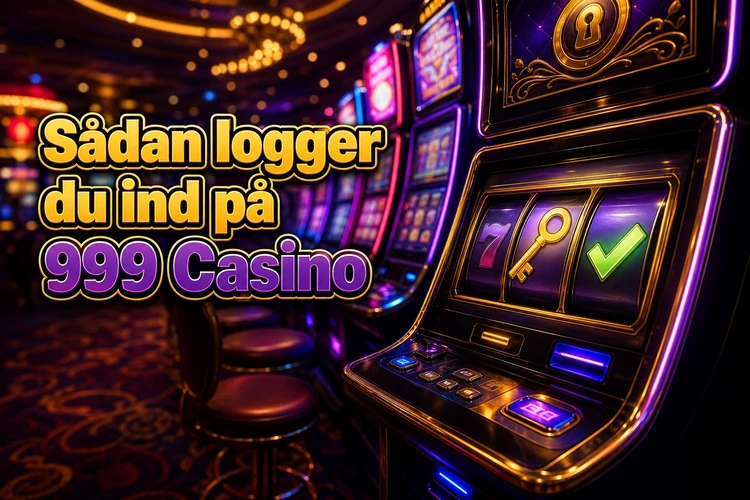 Sådan logger du ind på 999 Casino
